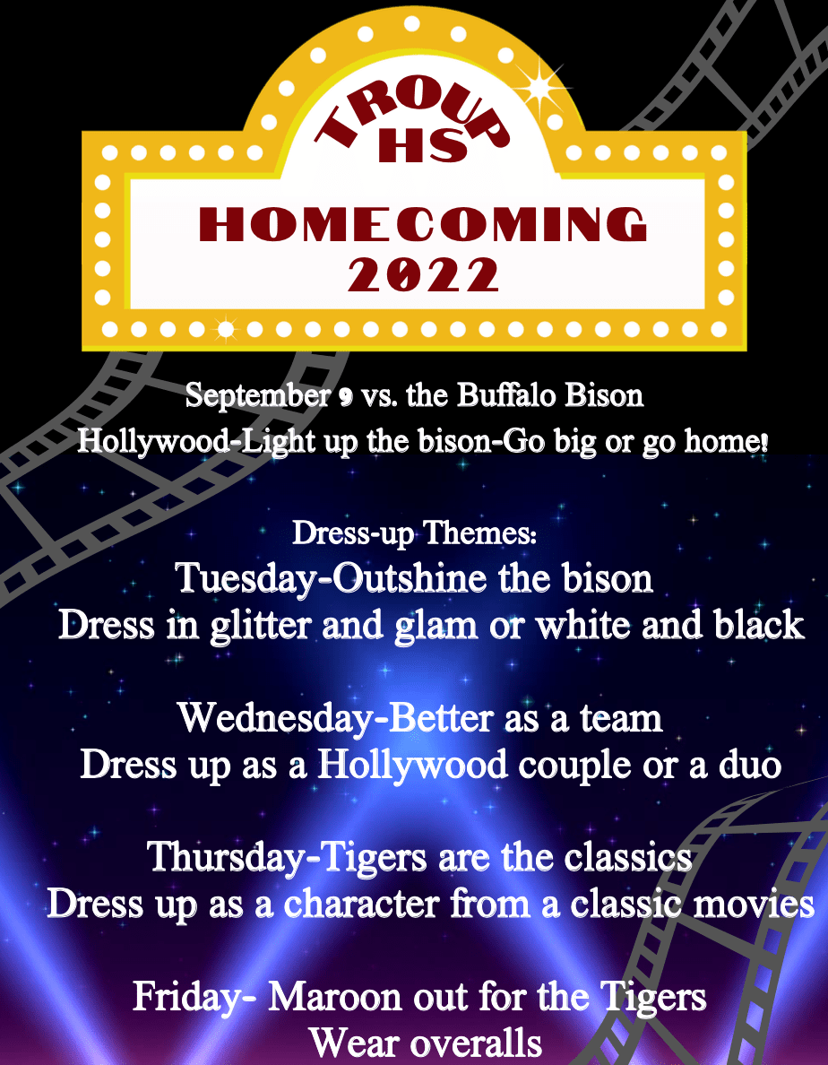 THS Week Dressup Days Troup High School