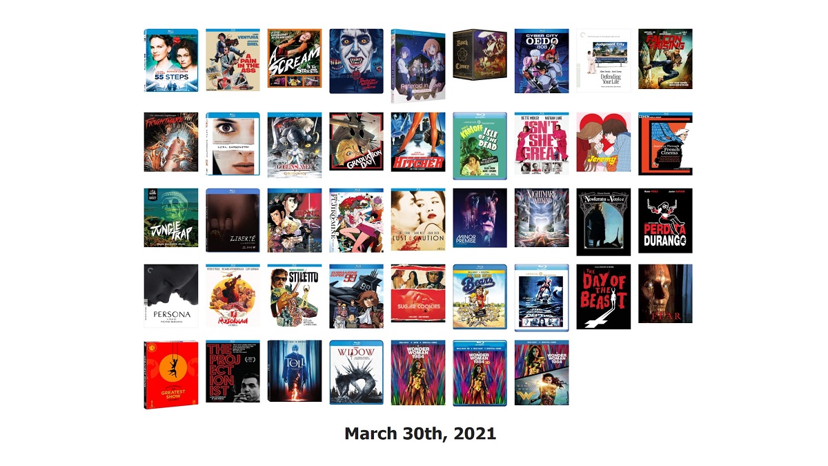 New Bluray Releases for March 30th, 2021 HighDefDiscNews
