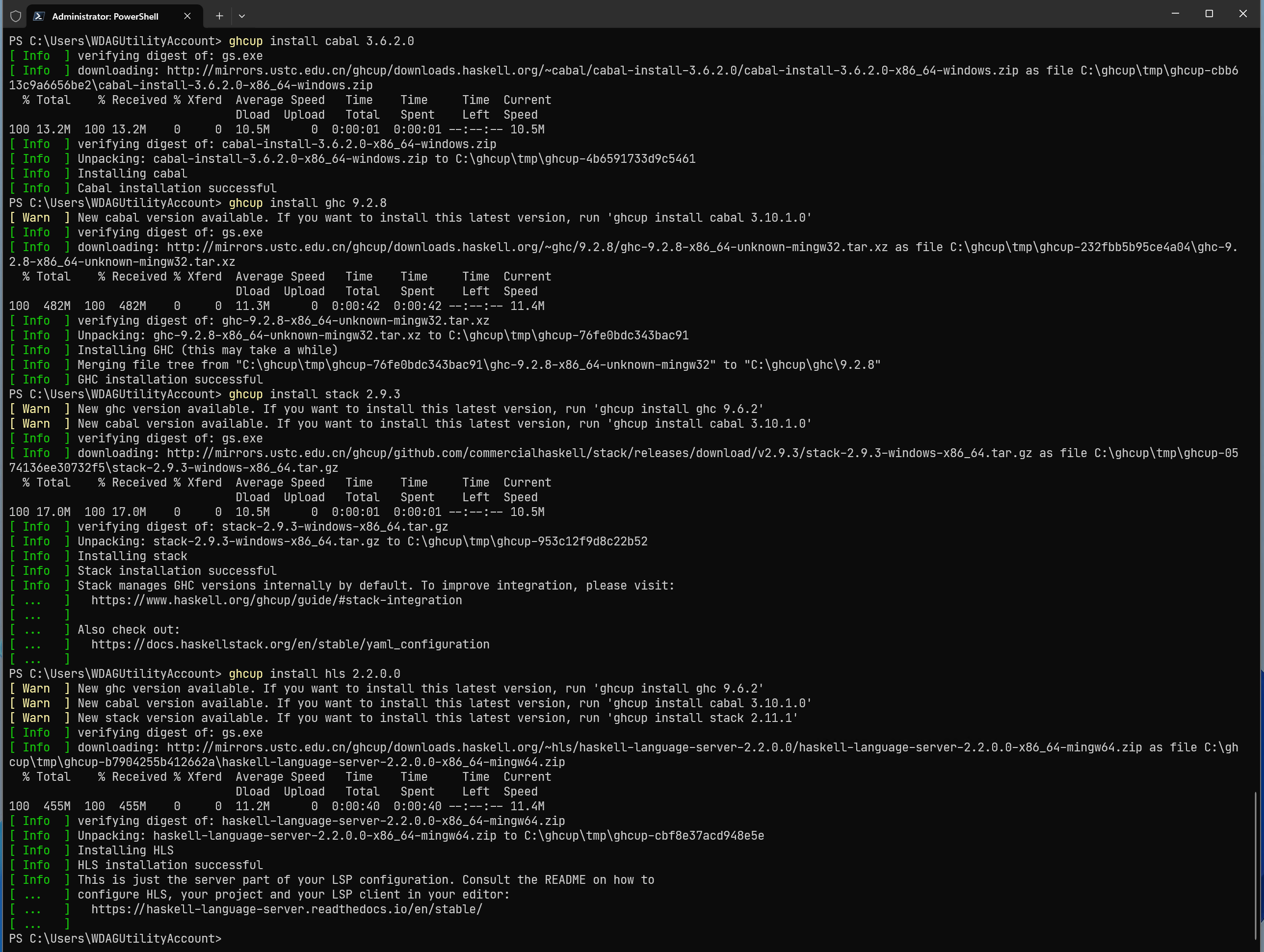 配置 Haskell 开发环境（2023） Zhichao Guan’s Home Page