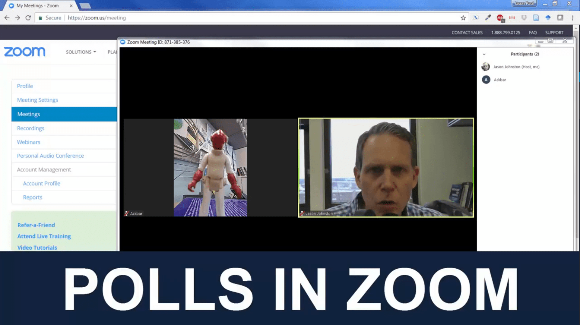 Creating Polls in Zoom Video Conferencing Higher ELearning