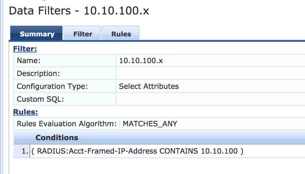 Need to create a custom filter in access tracker Security