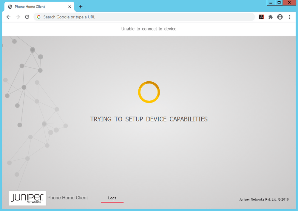Juniper Trying to Setup Device Capabilities JulianhasHurley