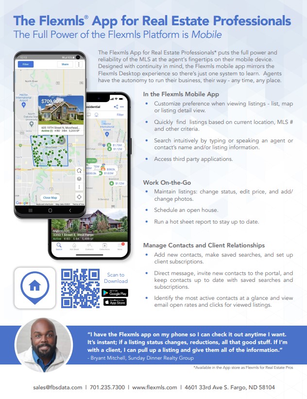 The Flexmls® App for Real Estate Professionals