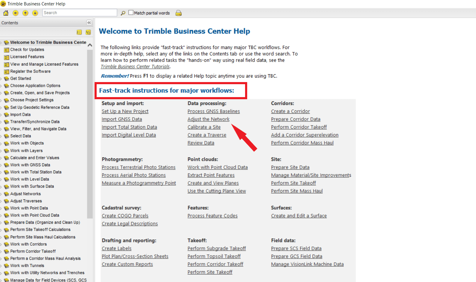 Tip 91 Help getting started with major workflows instructions