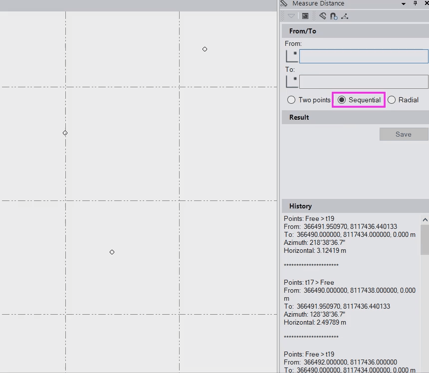 Compute Distance Along Line (Using Two Point Method) Trimble Business Center