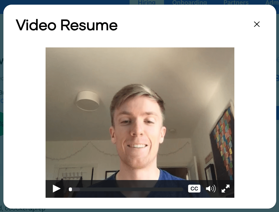 Video cover letters HigherMe