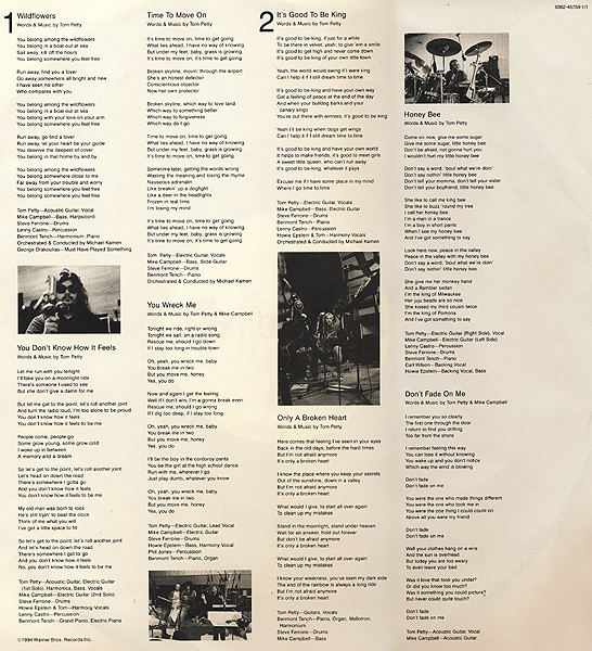 Tom Petty Wildflowers Used Vinyl HighFidelity Vinyl Records and