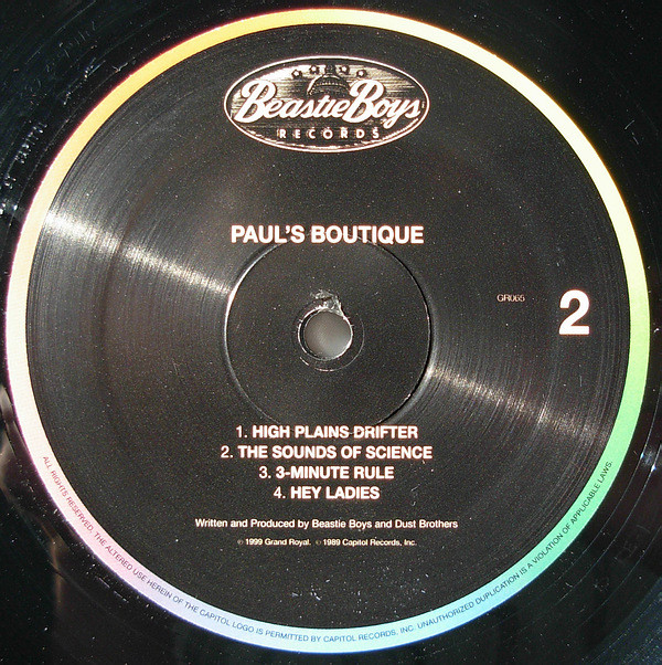Beastie Boys Paul's Boutique Used Vinyl HighFidelity Vinyl
