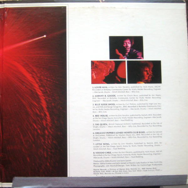 Jimi Hendrix Hendrix In The West Used Vinyl HighFidelity Vinyl