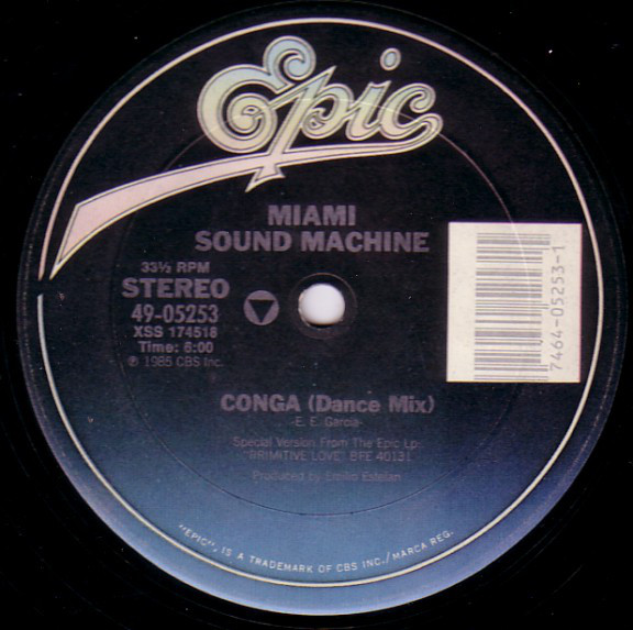 Miami Sound Machine Conga! (Dance Mix) Used Vinyl HighFidelity
