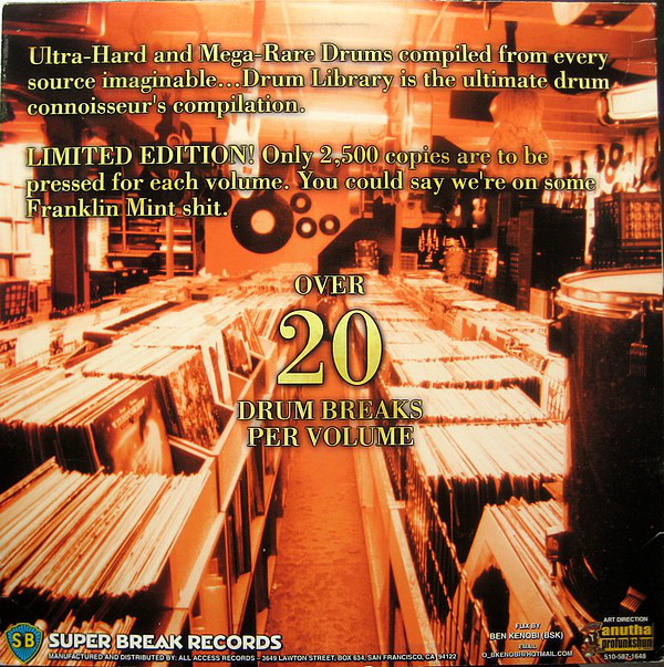 Paul Nice Drum Library Vol. 2 Used Vinyl HighFidelity Vinyl