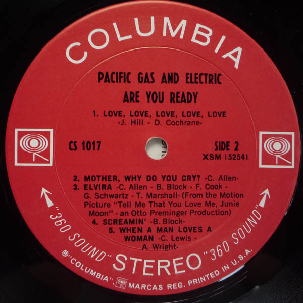 Pacific Gas & Electric Are You Ready? Used Vinyl HighFidelity