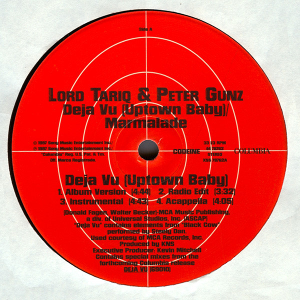 Lord Tariq & Peter Gunz Deja Vu (Uptown Baby) / Marmalade Used