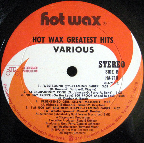Various Hot Wax Greatest Hits Used Vinyl HighFidelity Vinyl