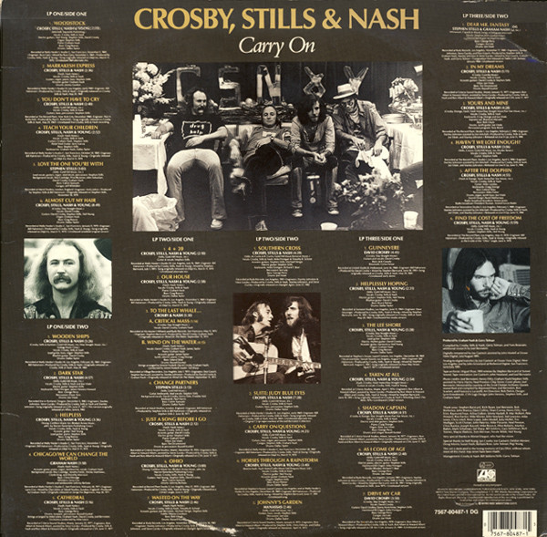 Crosby, Stills & Nash Carry On Used Vinyl HighFidelity Vinyl