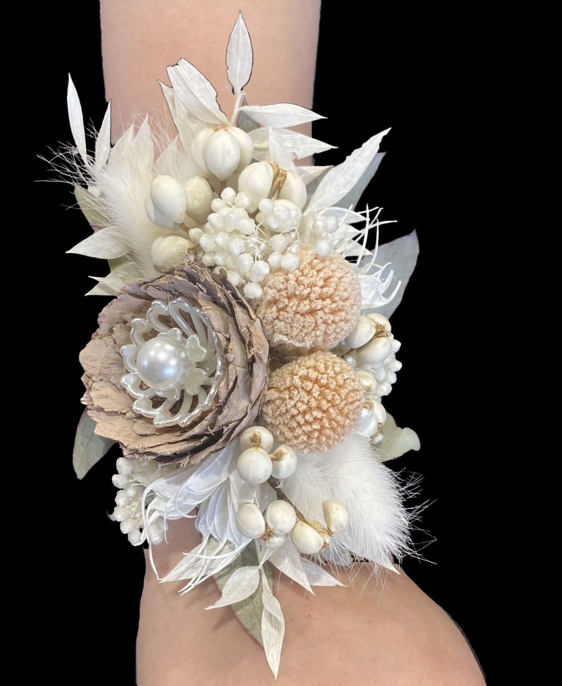 Dried Flower Wrist Corsage Highfields Florist