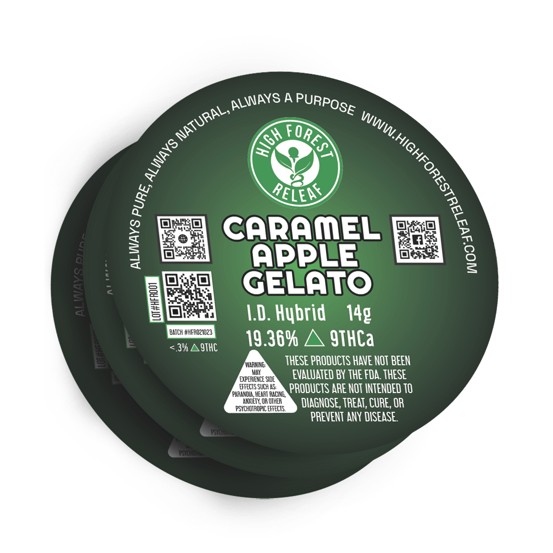 Caramel Apple Gelato THCa HighForestReleaf