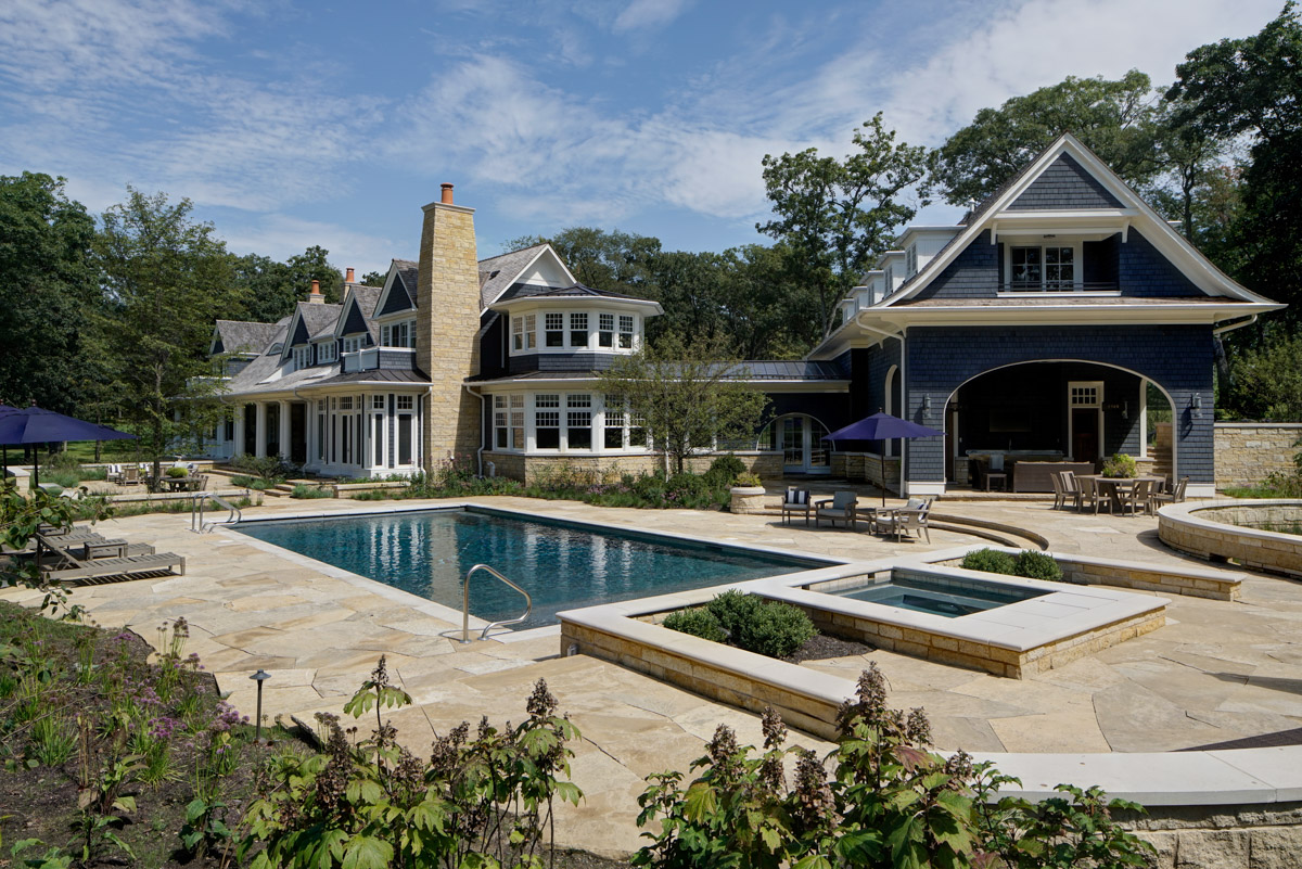 Custom Modern Barrington Estate Chicago North Shore Home Builders