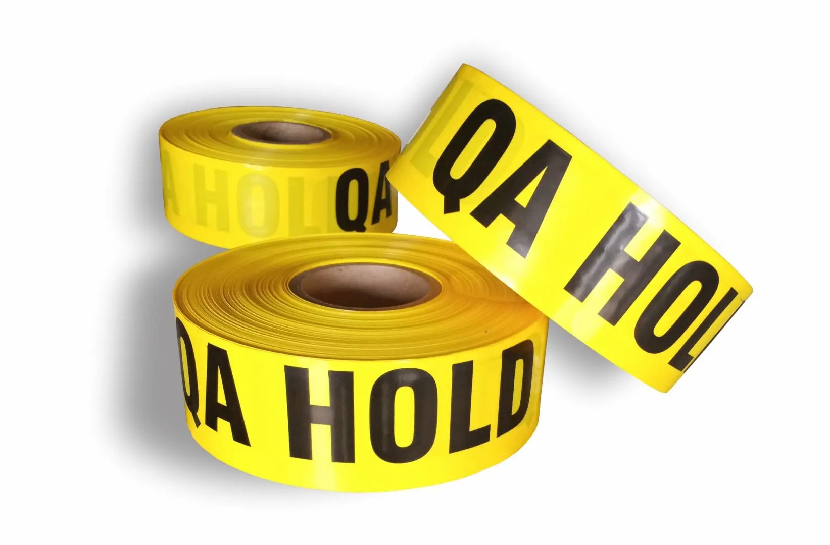 QA HOLD Barricade Tape Highland Converting LLC