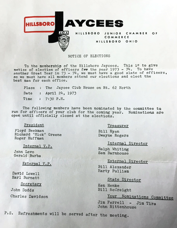 From the Frying Pan to the Jaycees’ haunted house The Highland County