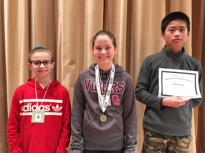 Greenfield Middle School holds spelling bee, geography bee The