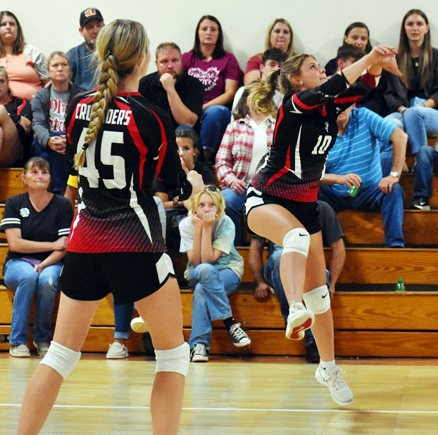 Hillsboro Christian Academy Lady Crusaders win volleyball seasonopener