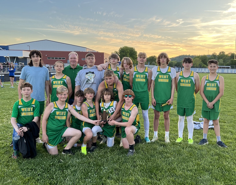 West Union boys 2nd at SHAC junior high track meet The Highland