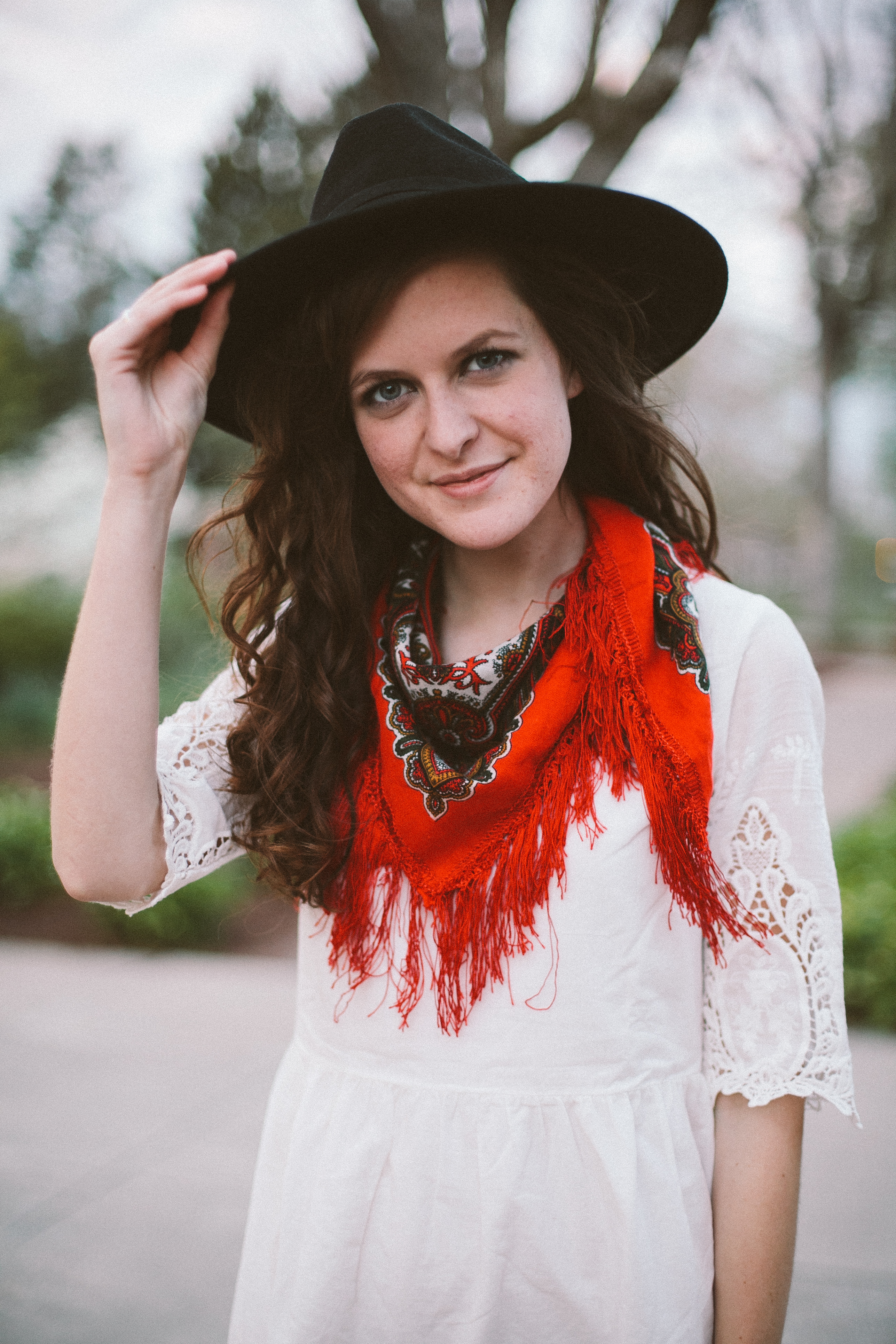 Fashion forward The girl in the red scarf The Highland Echo