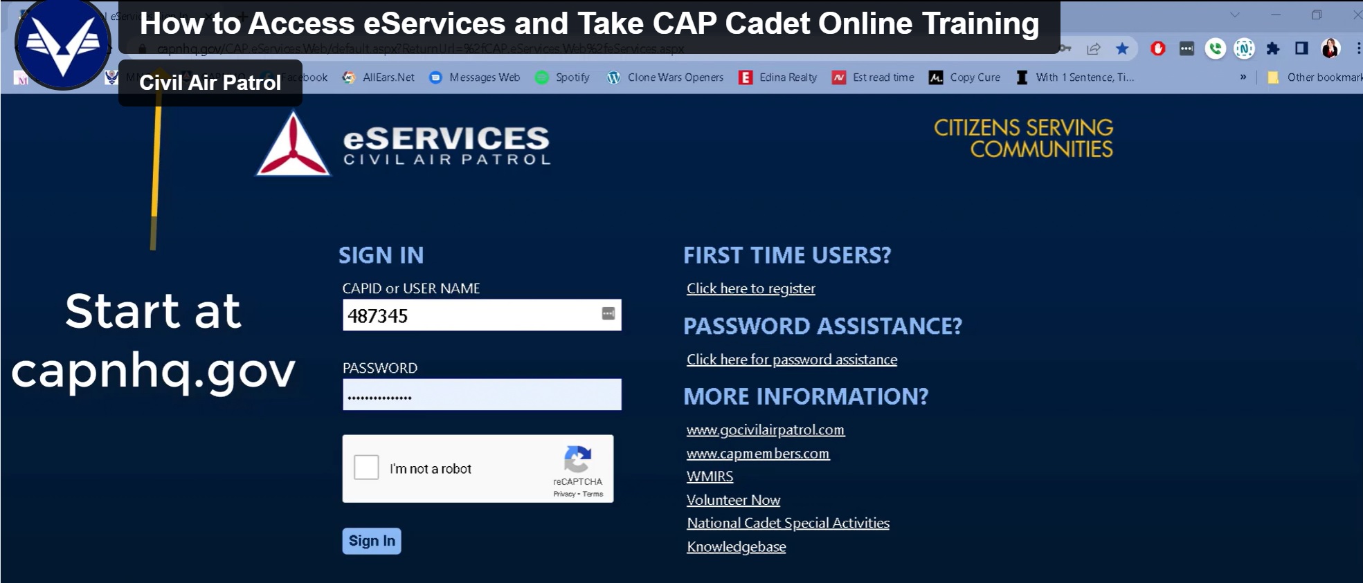 Testing Help Highlander Composite Squadron