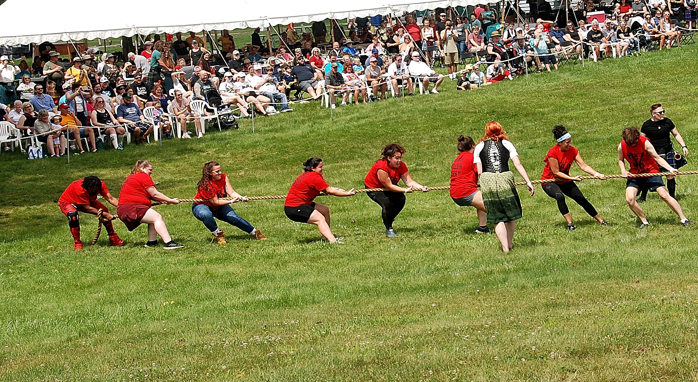 2021 Highland Games Photo Gallery Tug o’ War Highland Games