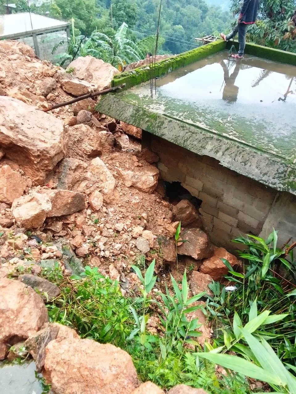 7 houses destroyed in landslide after heavy downpours in SWKH