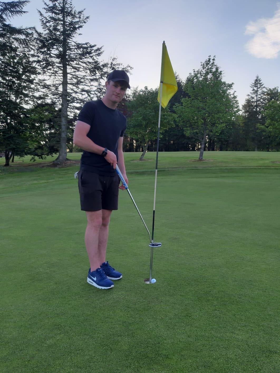 Sean McBride lands an Albatross at Ballybofey and