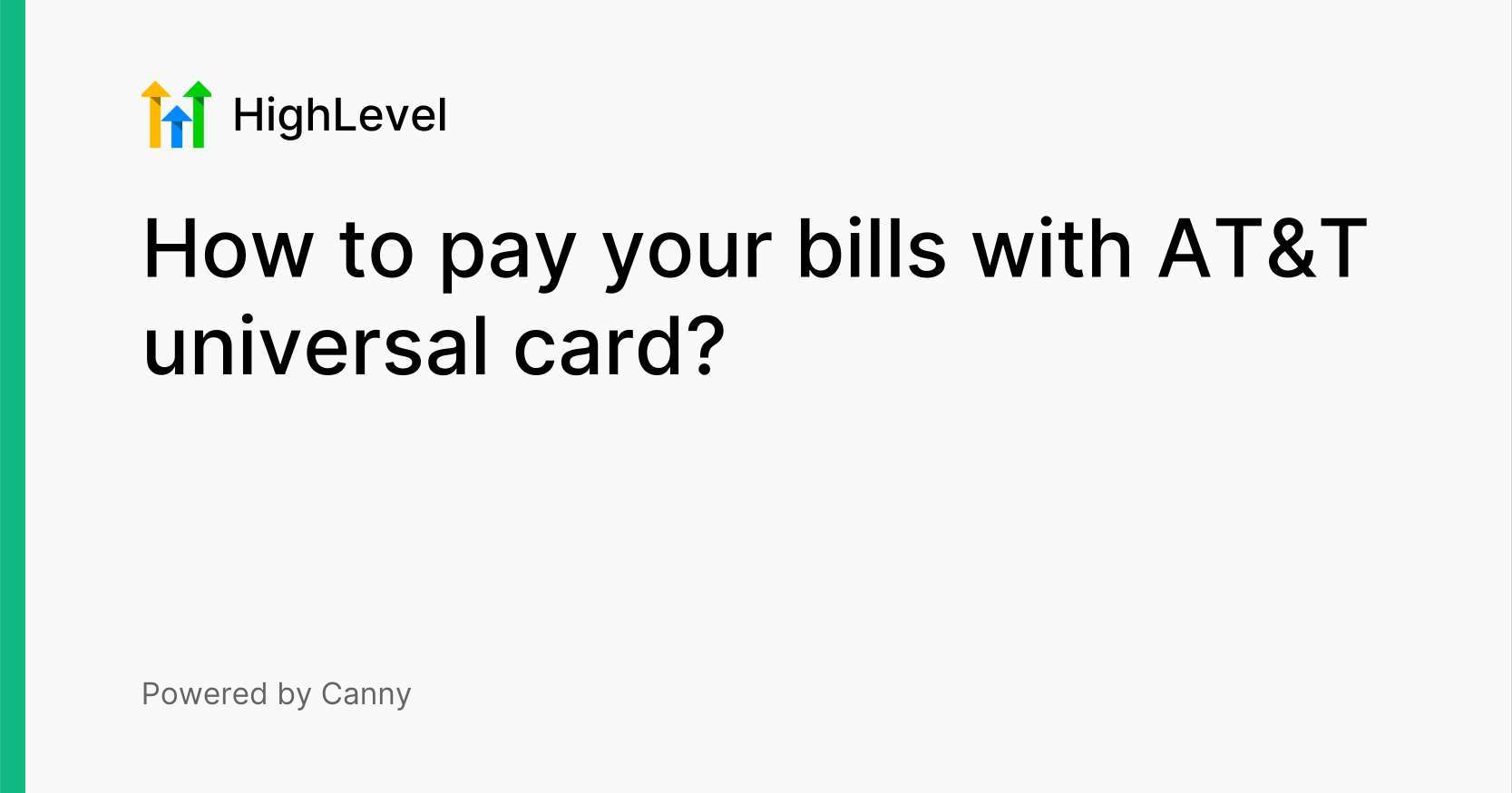 How to pay your bills with AT&T universal card? Blog HighLevel