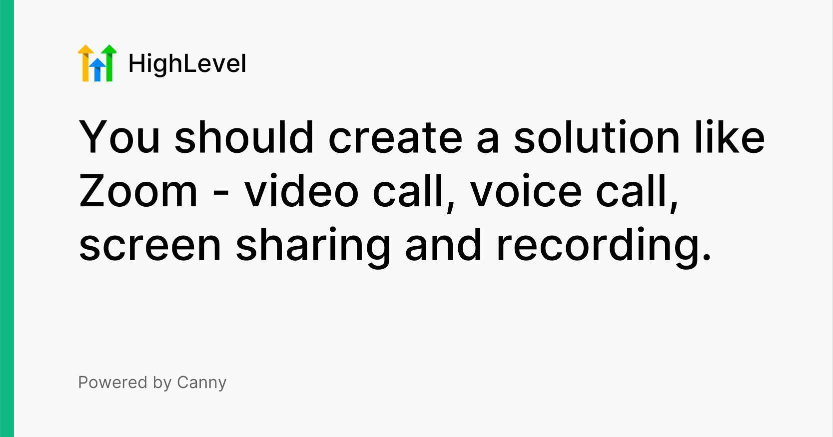 You should create a solution like Zoom video call, voice call, screen