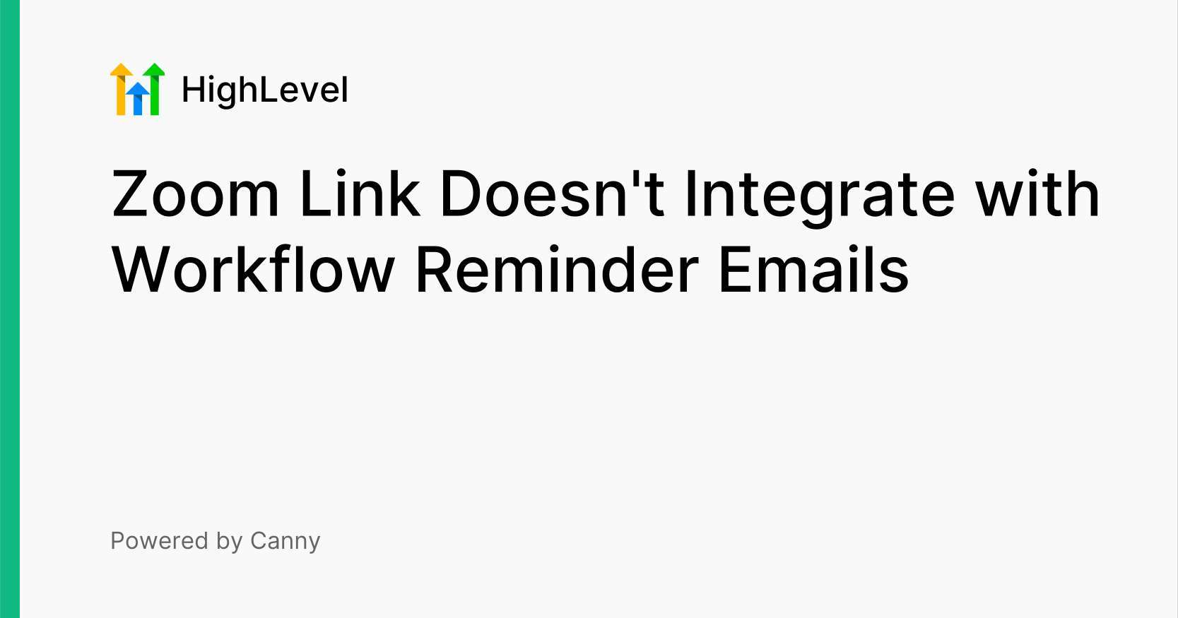 Zoom Link Doesn't Integrate with Workflow Reminder Emails Voters