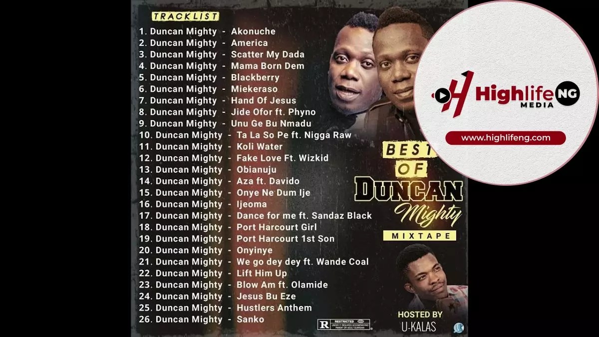 Best of Duncan Mighty DJ Mix 2022 Mixtape Songs Mp3 Download