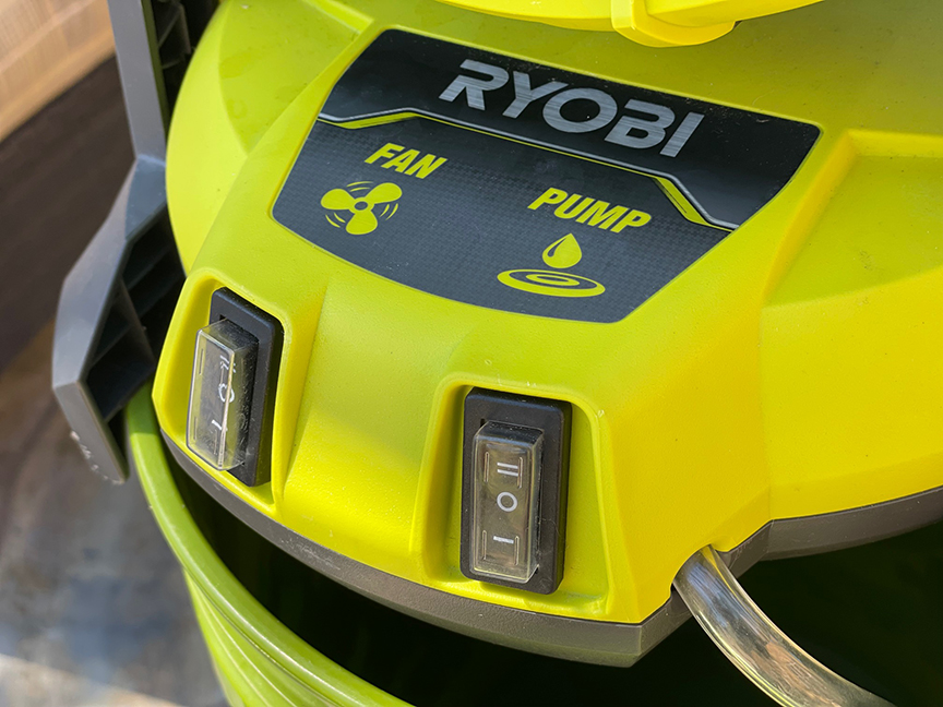 RYOBI BUCKET MISTER Highlightable