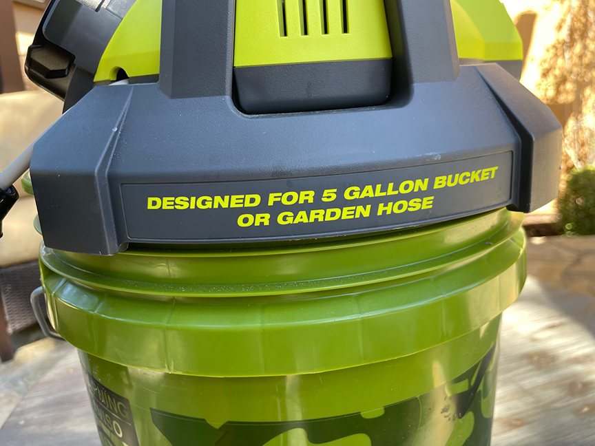 RYOBI BUCKET MISTER Highlightable