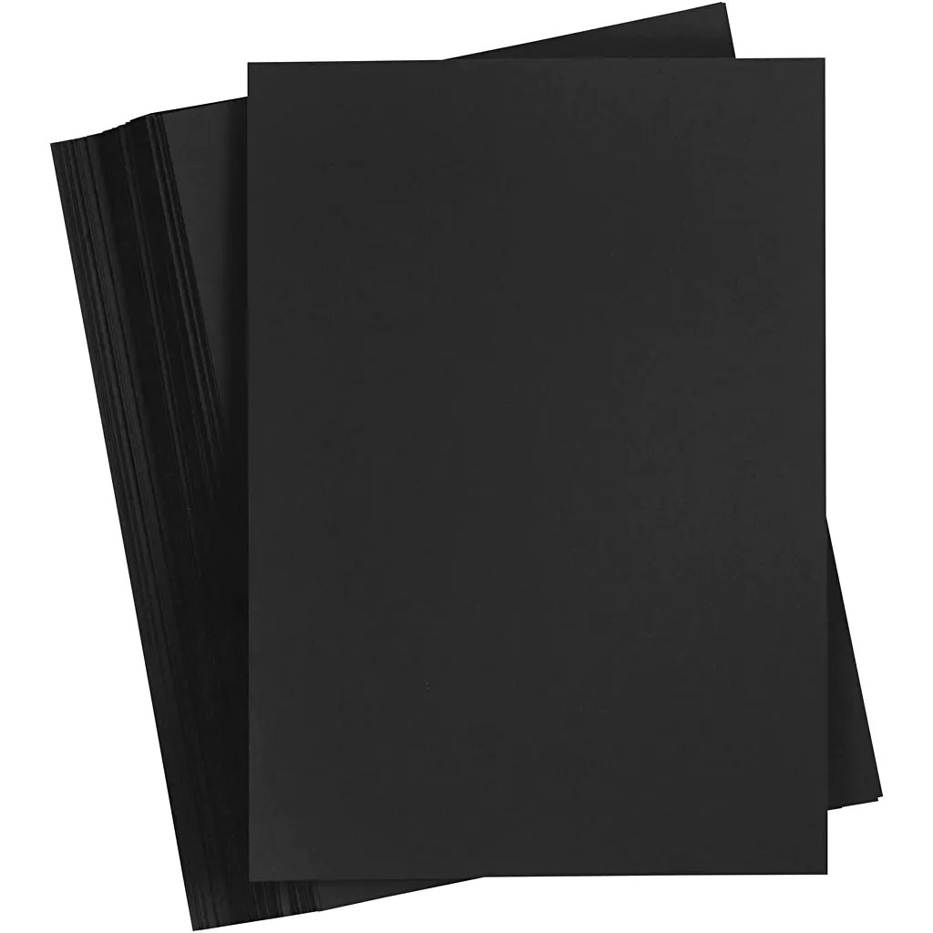 Creativ Card Black A3 180gsm (100 sheets) Highlight Crafts