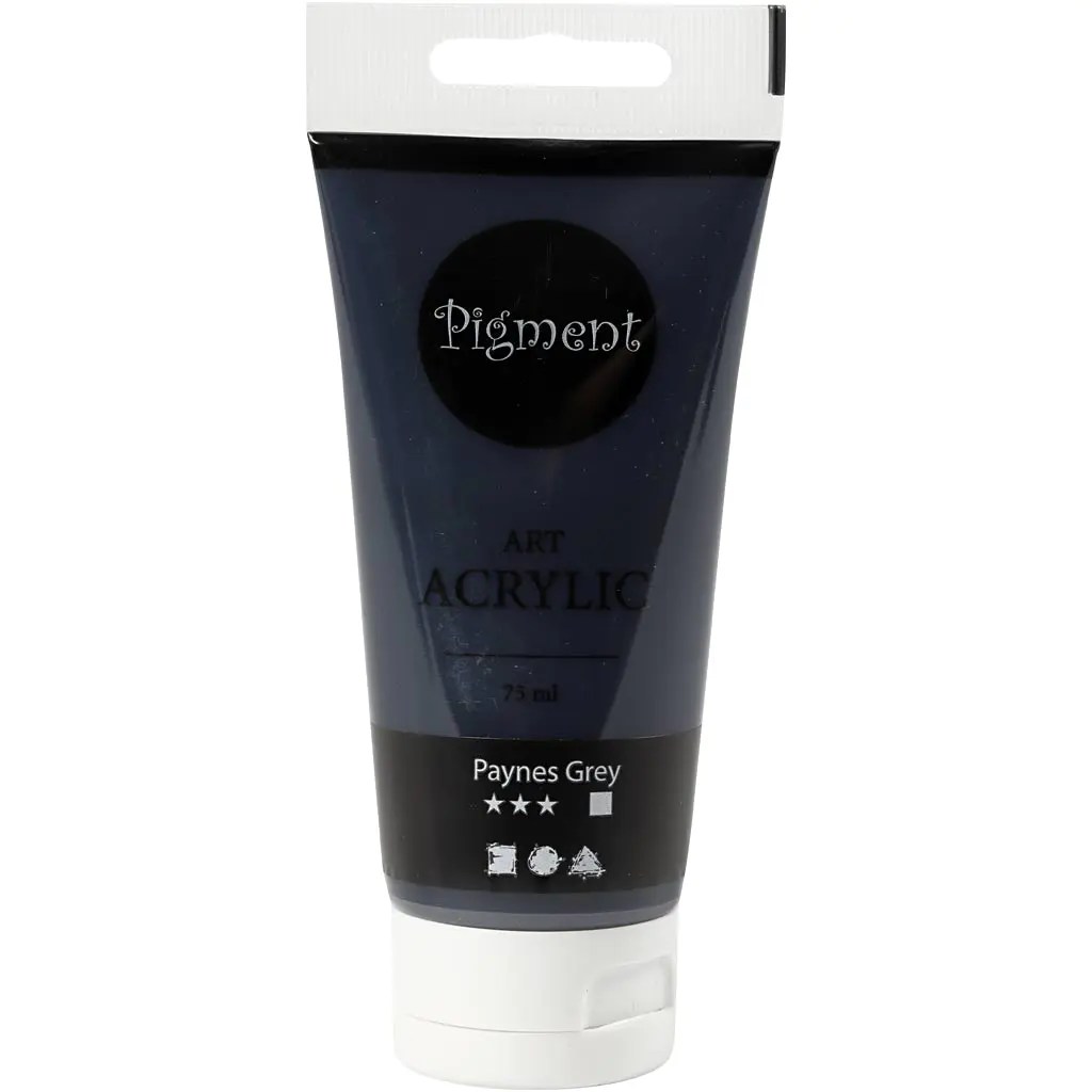 Creativ Pigment Art Acrylic Paint Paynes Grey (75ml) Highlight Crafts