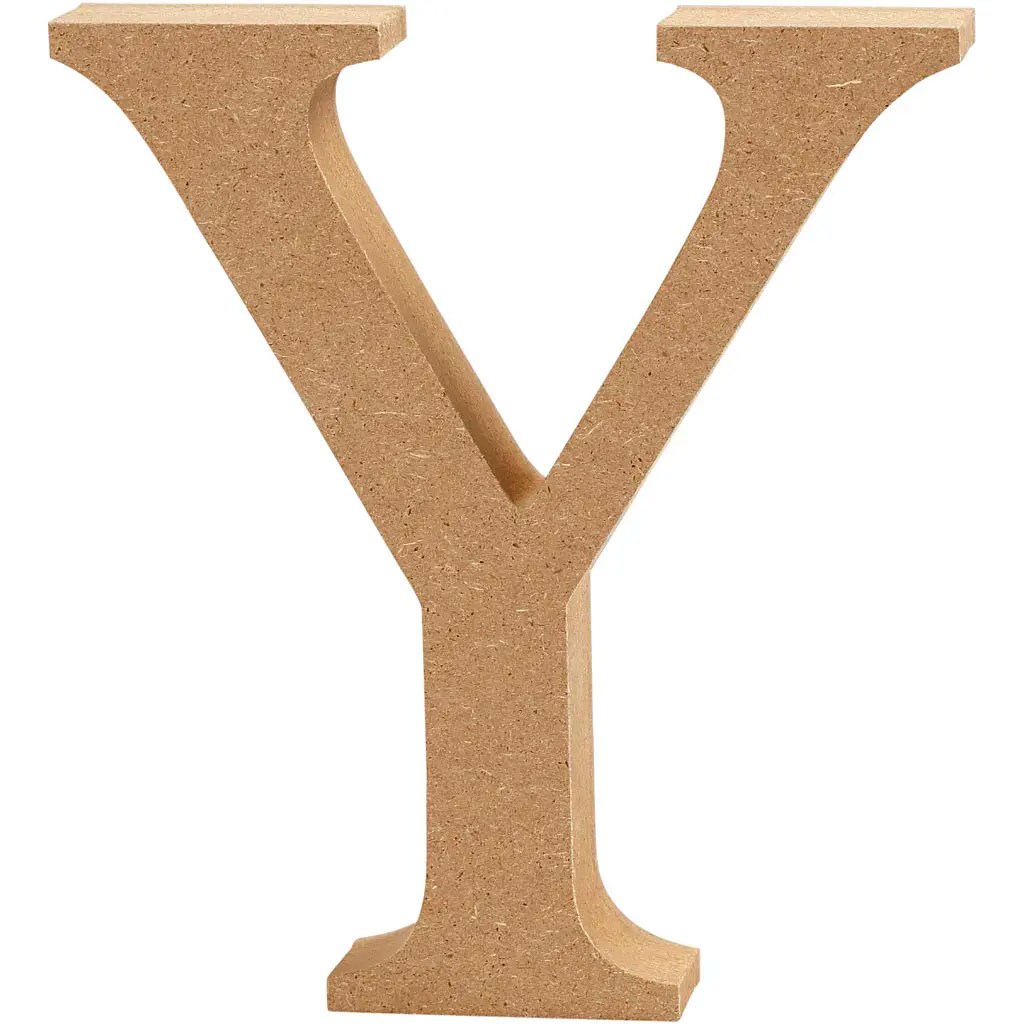 Creativ Made of Wood Letter Y Highlight Crafts