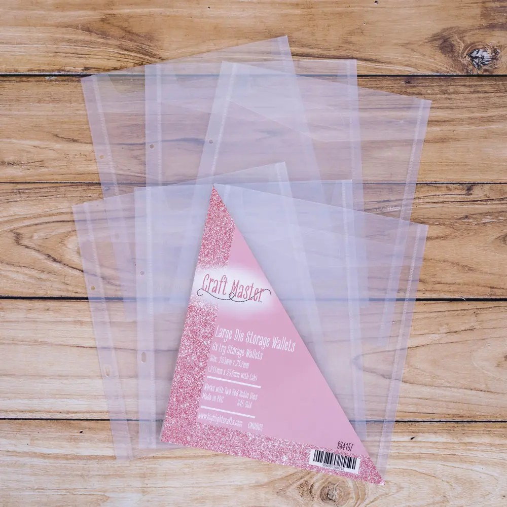 Craft Master Large Die Storage Wallets (6pk) Highlight Crafts