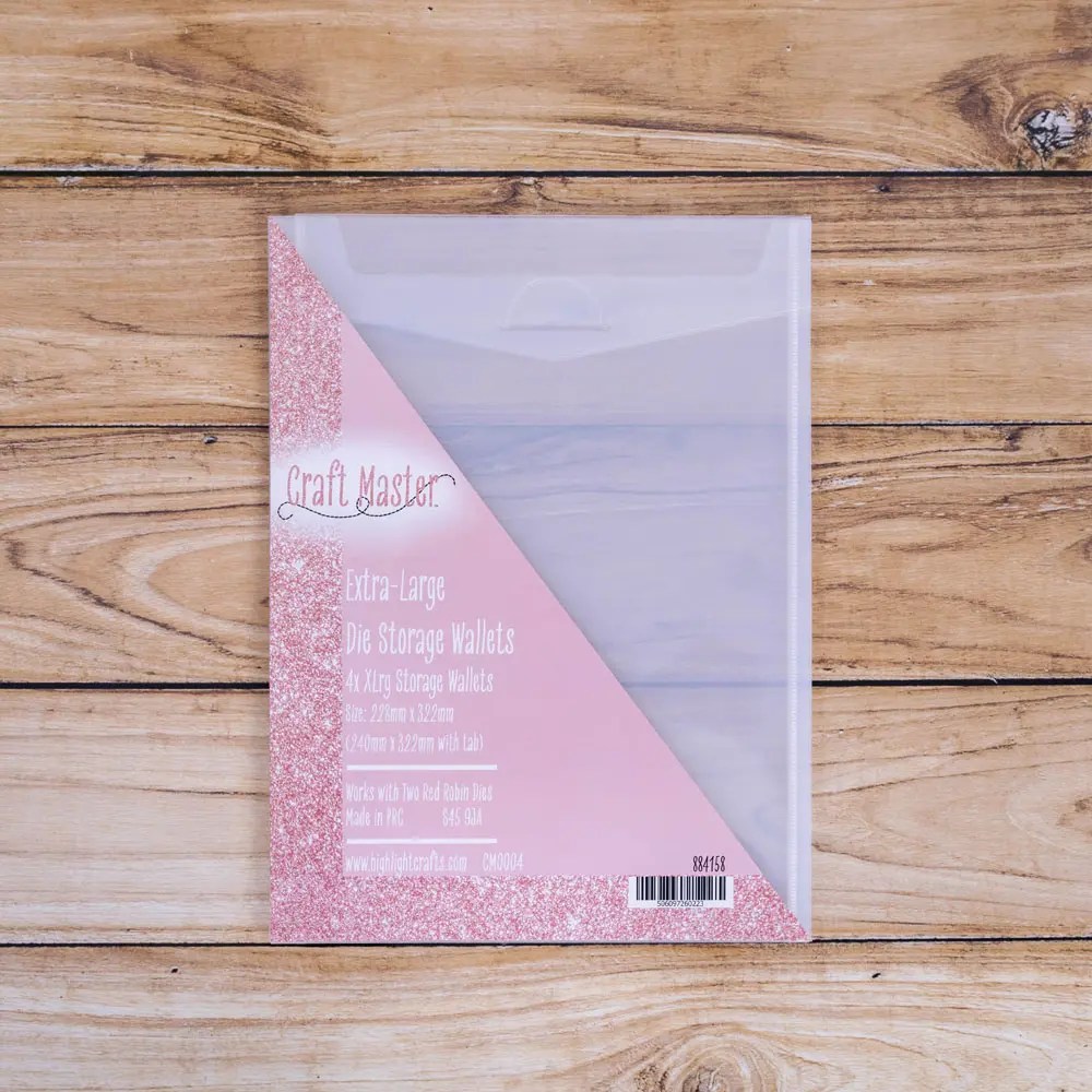 Craft Master Extra Large Die Storage Wallets (4pk) Highlight Crafts