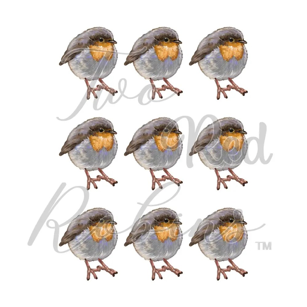 Two Red Robins Ruffled Reflections Download Highlight Crafts