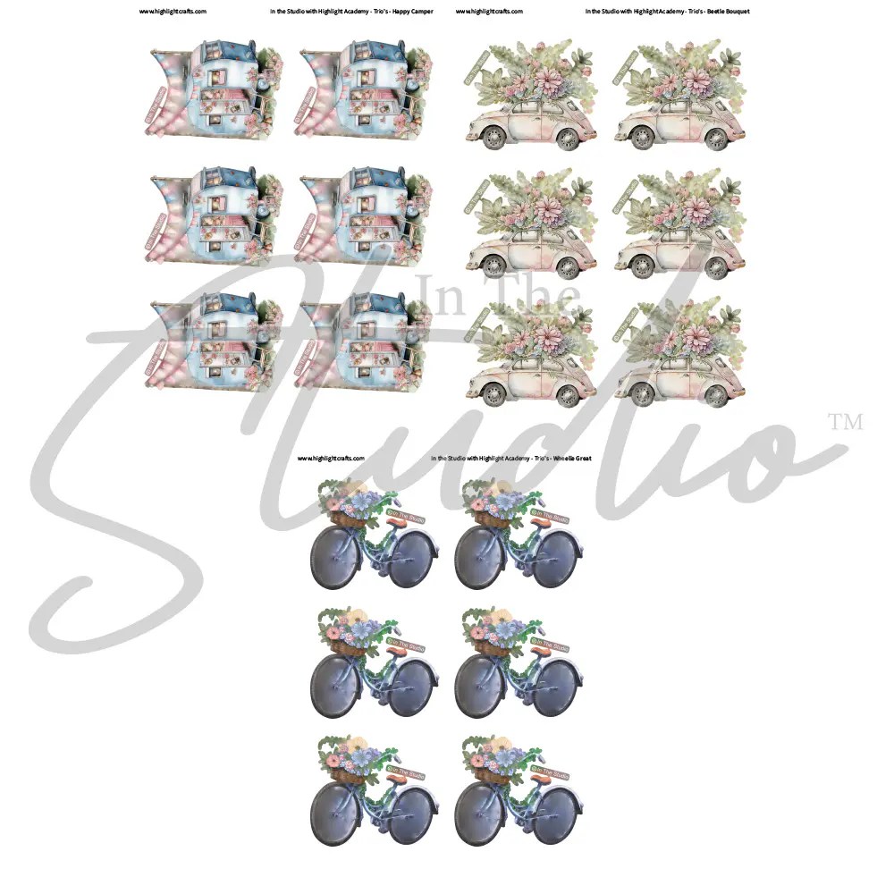 Flower Power Trio Downloads Highlight Crafts