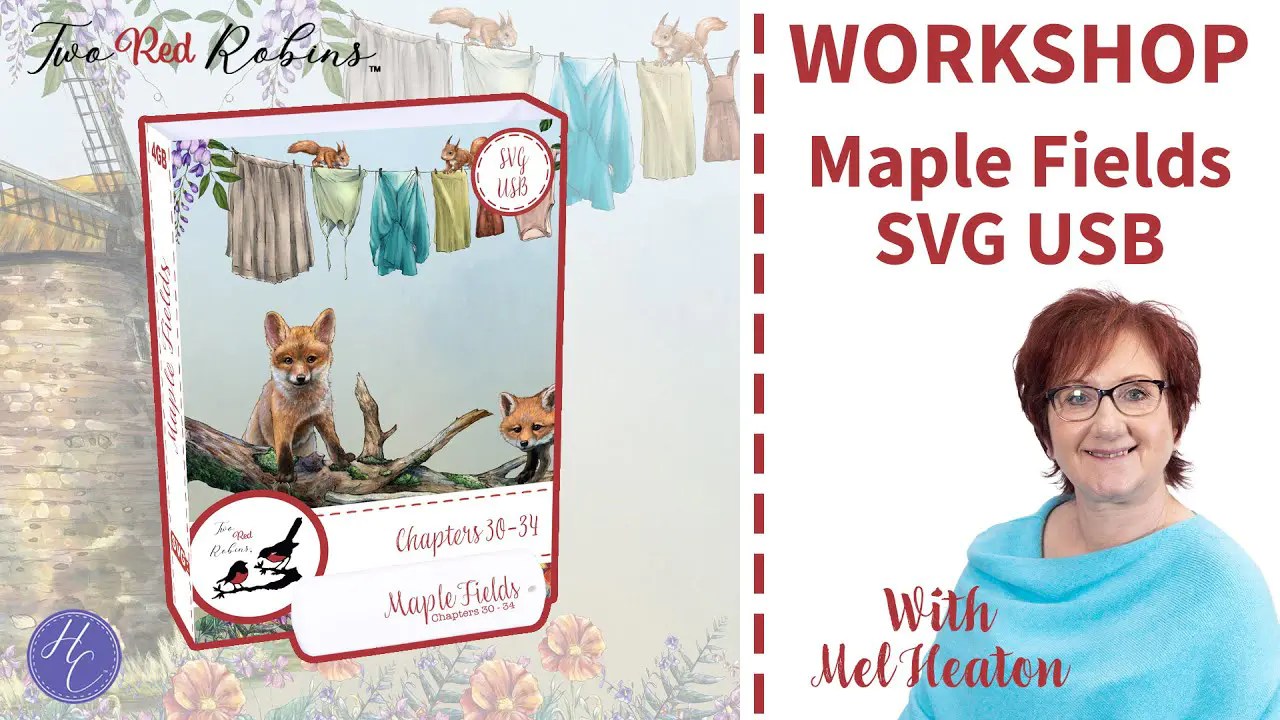 Two Red Robins Maple Fields SVG USB Highlight Crafts