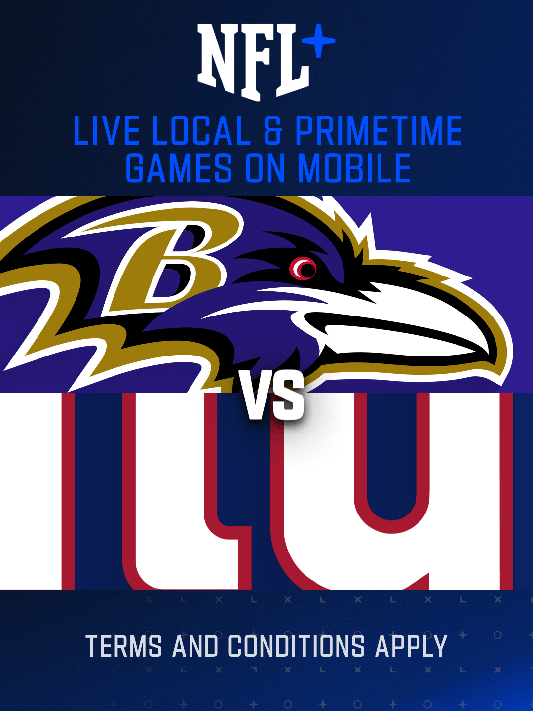 Baltimore Ravens vs. New York Giants