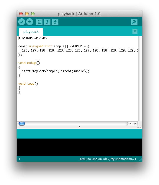 HighLow Tech Simple Arduino audio samples