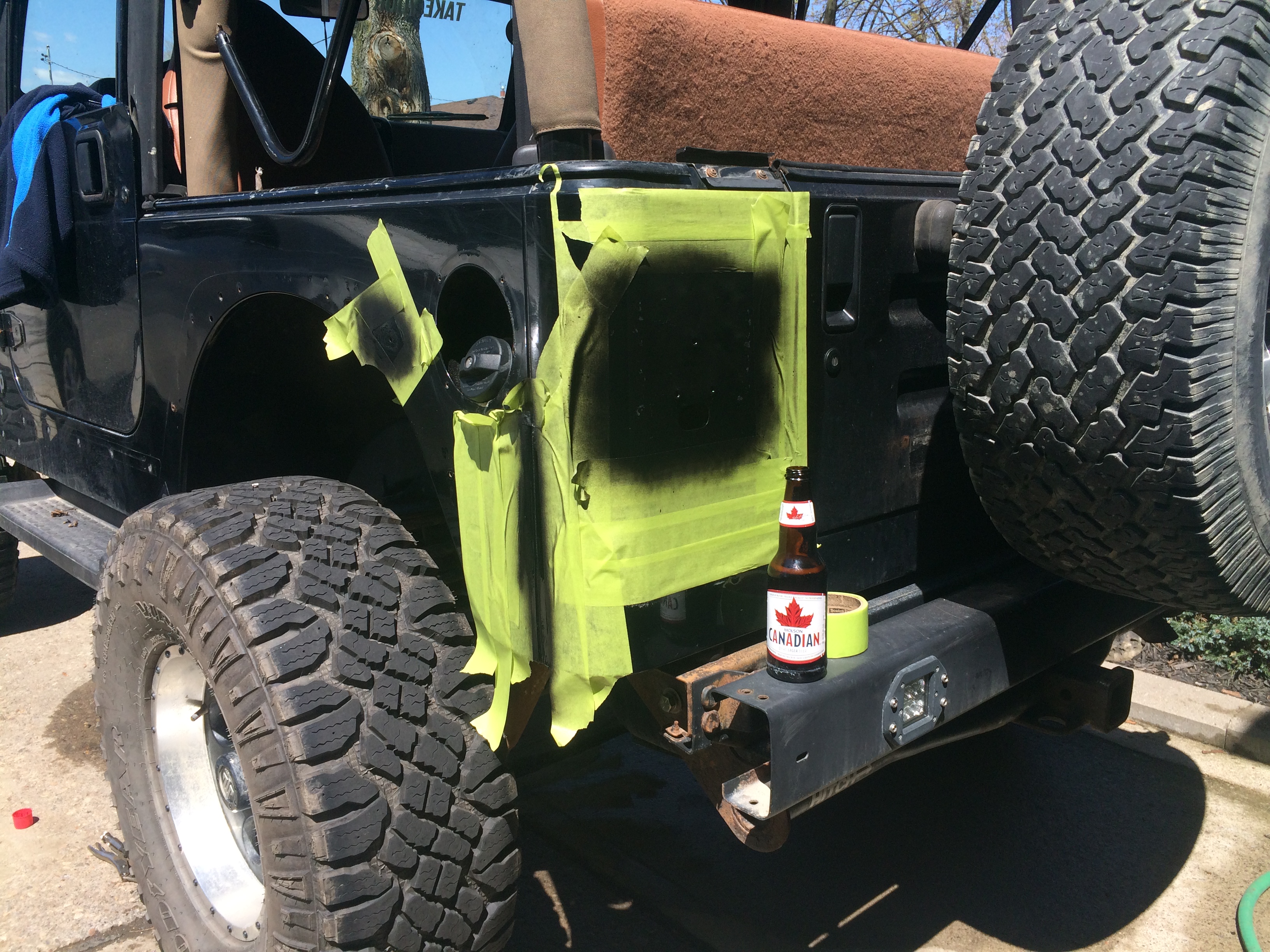 Jeep TJ Body Armour Install