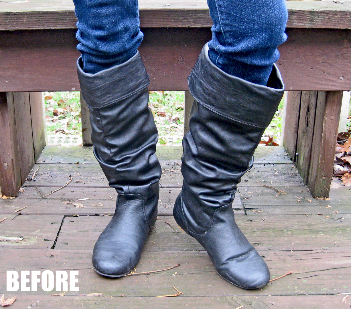 Quick and Cheap Boot Makeover High Point Shoulder